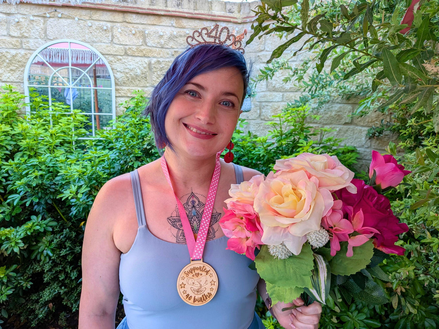 40 Births Wooden Medal for Student Midwife