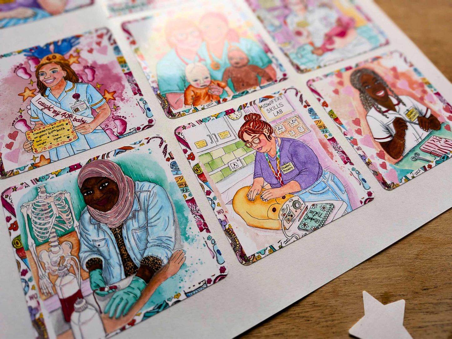 Student Midwife Stickers