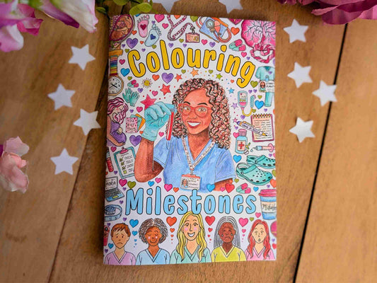 Student Midwife Colouring Milestones Book