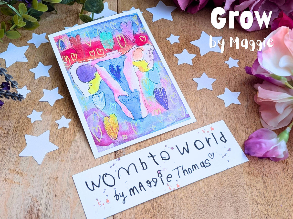 Womb to World by Maggie, A6 Prints - Multibuy