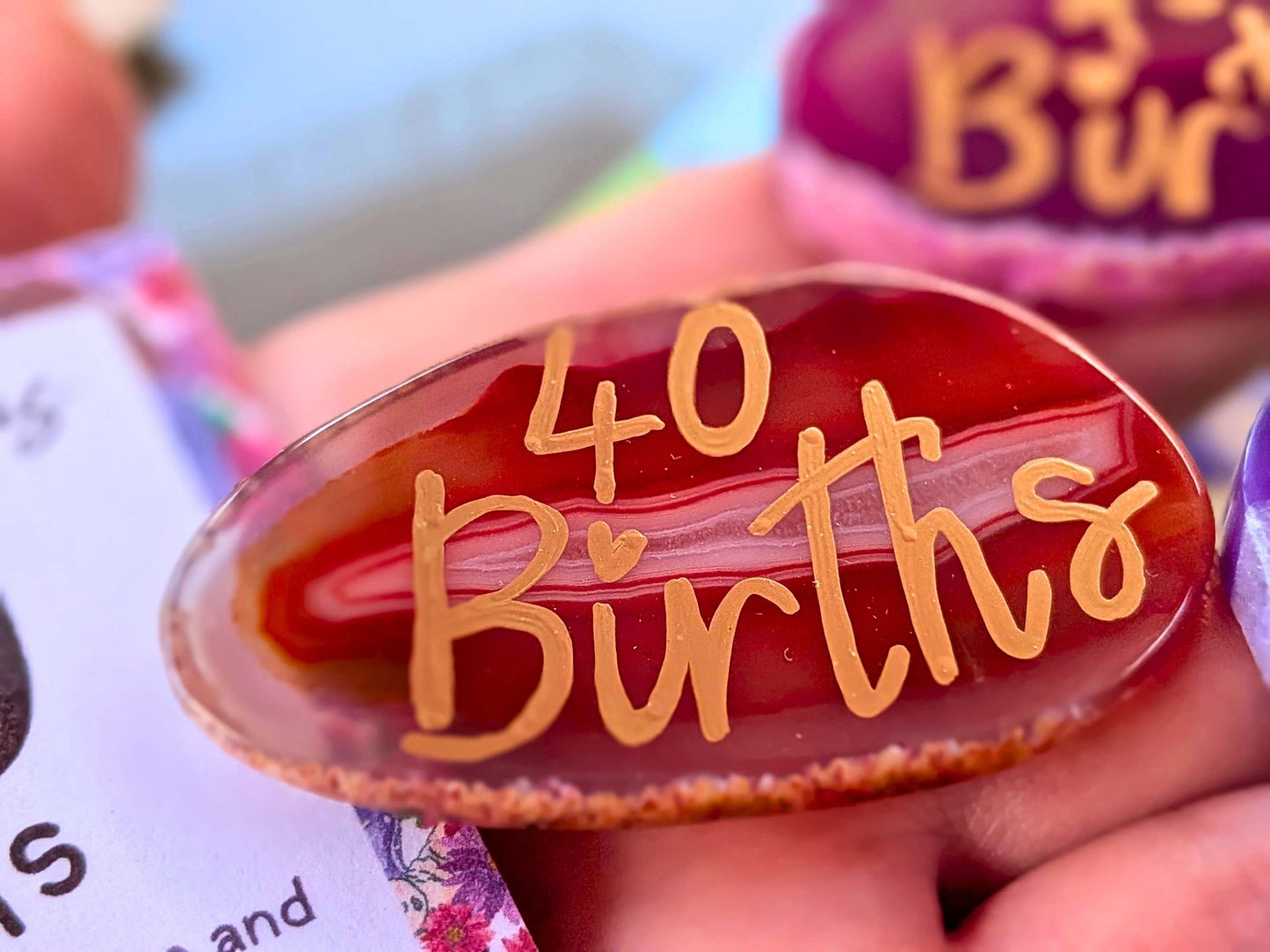 Crystal 40 Births Keepsake for Student Midwife