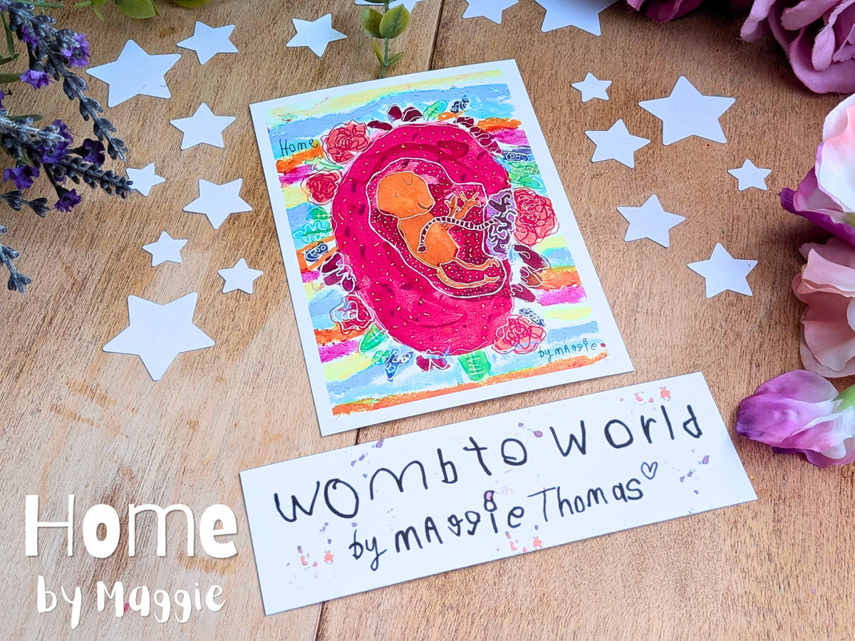 Womb to World by Maggie, A6 Prints - Multibuy