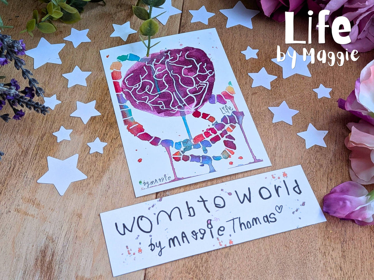 Womb to World by Maggie, A6 Prints - Multibuy