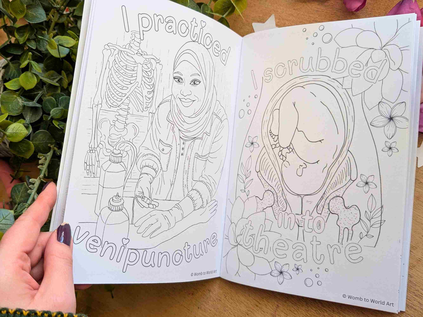 Student Midwife Colouring Milestones Book