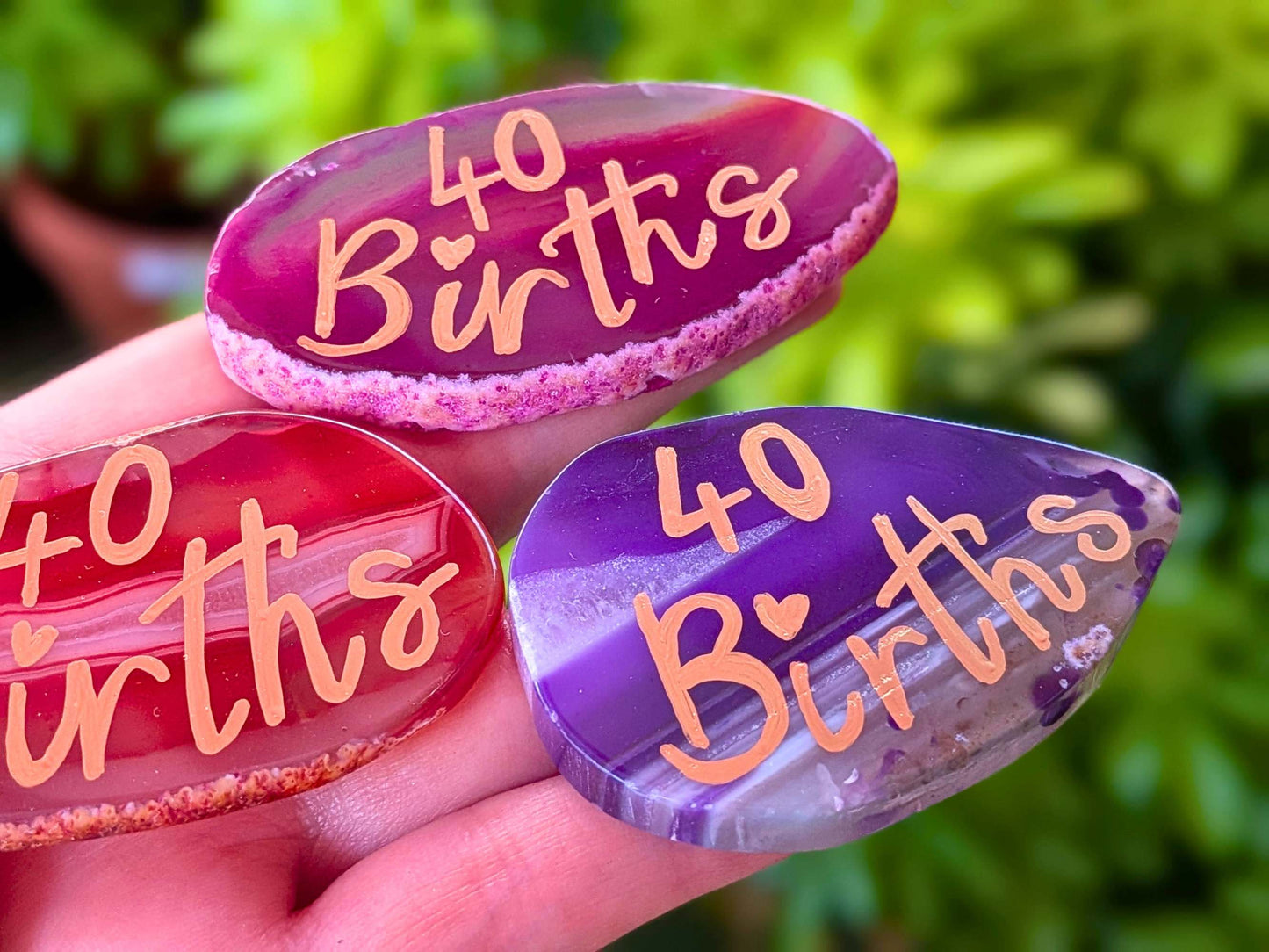 Crystal 40 Births Keepsake for Student Midwife