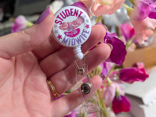 Student Midwife Badge Reel