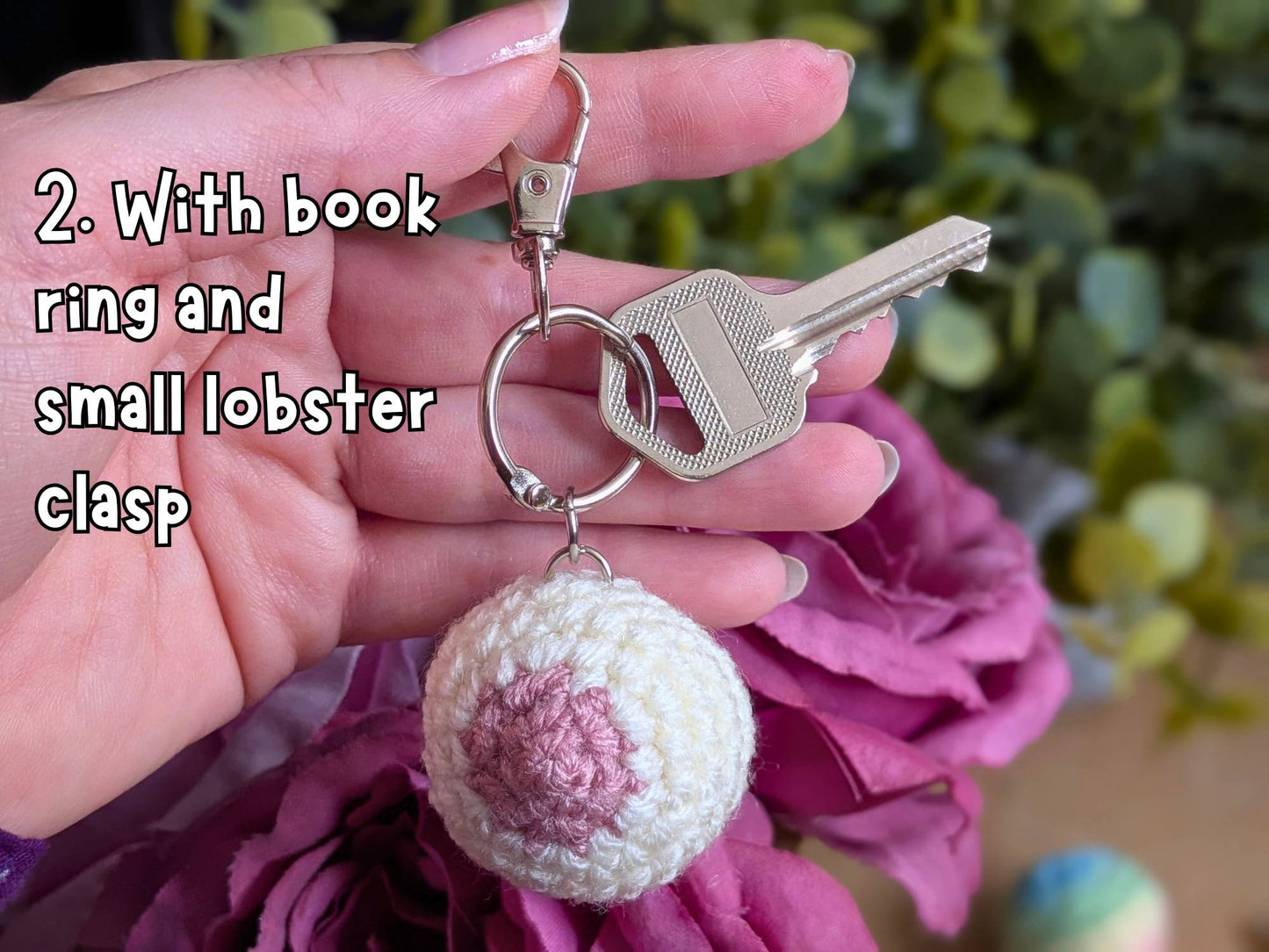 Mini Crochet Breasts (lanyard add on offer)