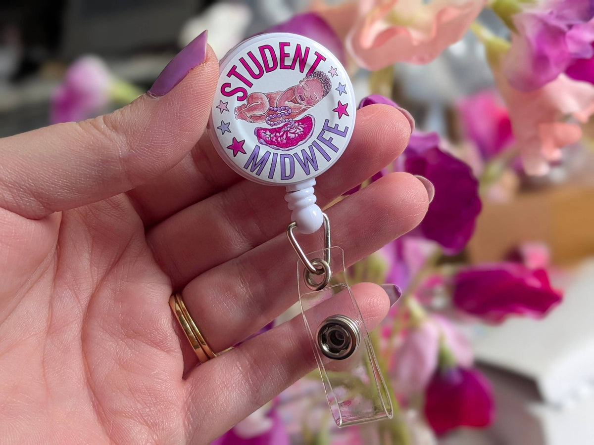 Student Midwife Badge Reel
