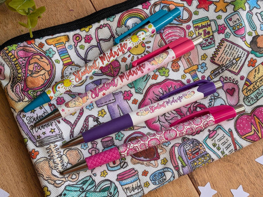 Student Midwife Pen Set + Bookmark