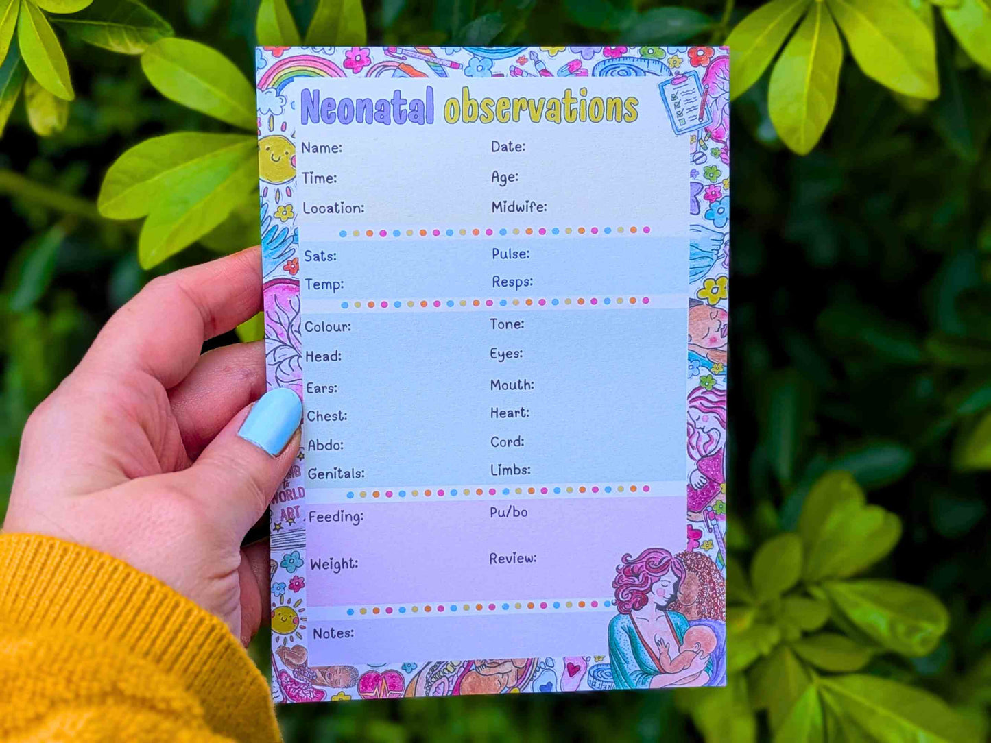Midwife Observation Pocket Notepads Set