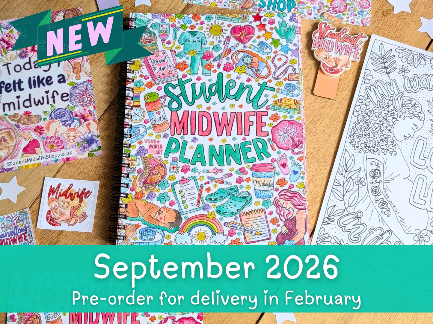 Pre-order: Student Midwife Planner September 2026