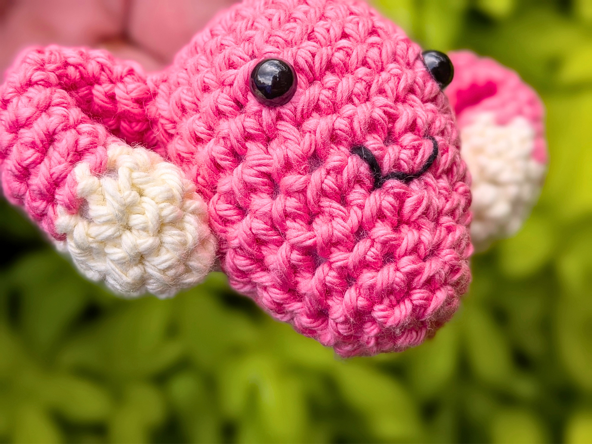 Cute Crochet Womb Keychain Decoration