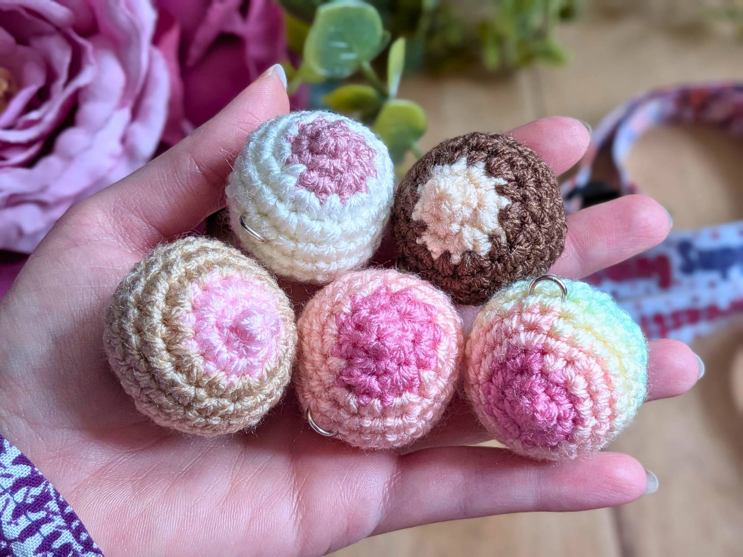 Mini Crochet Breasts (lanyard add on offer)
