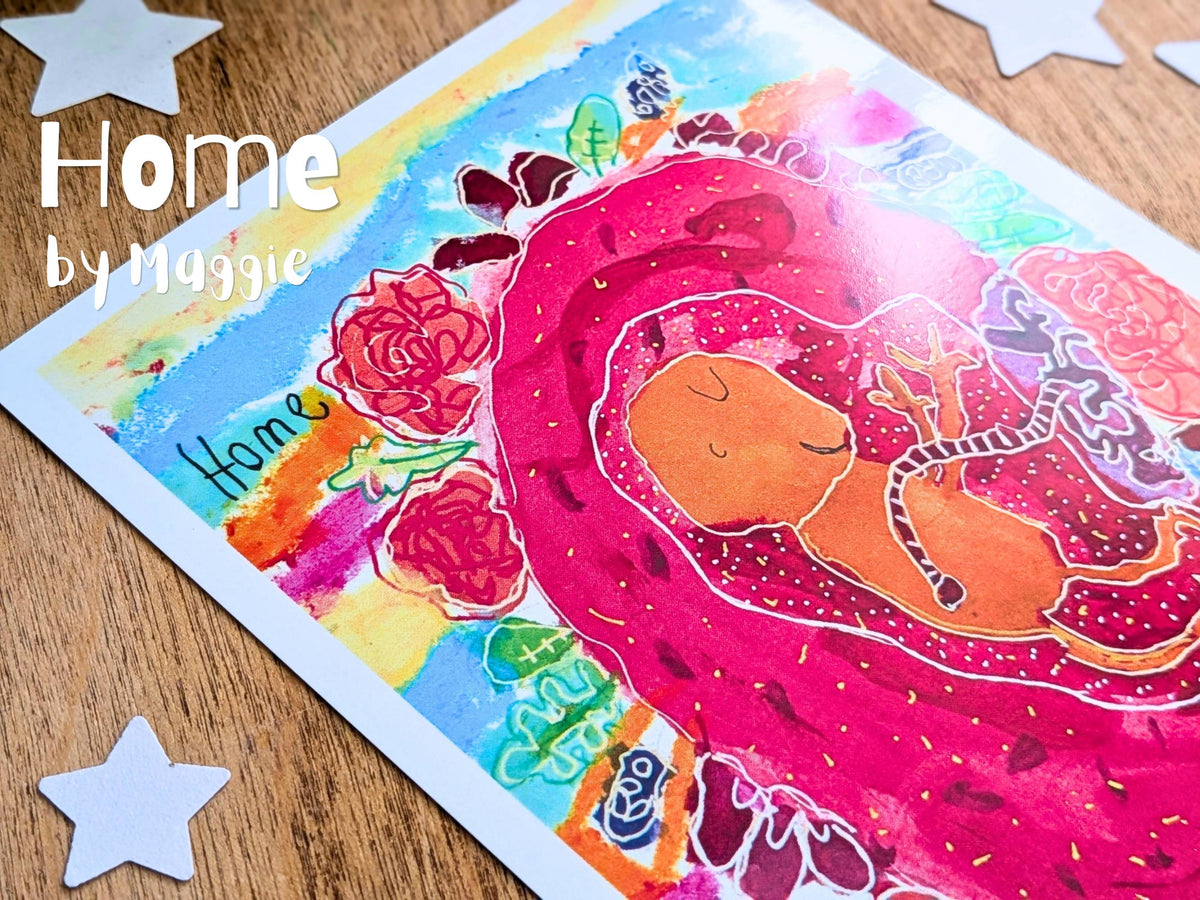 Womb to World by Maggie, A6 Prints - Multibuy