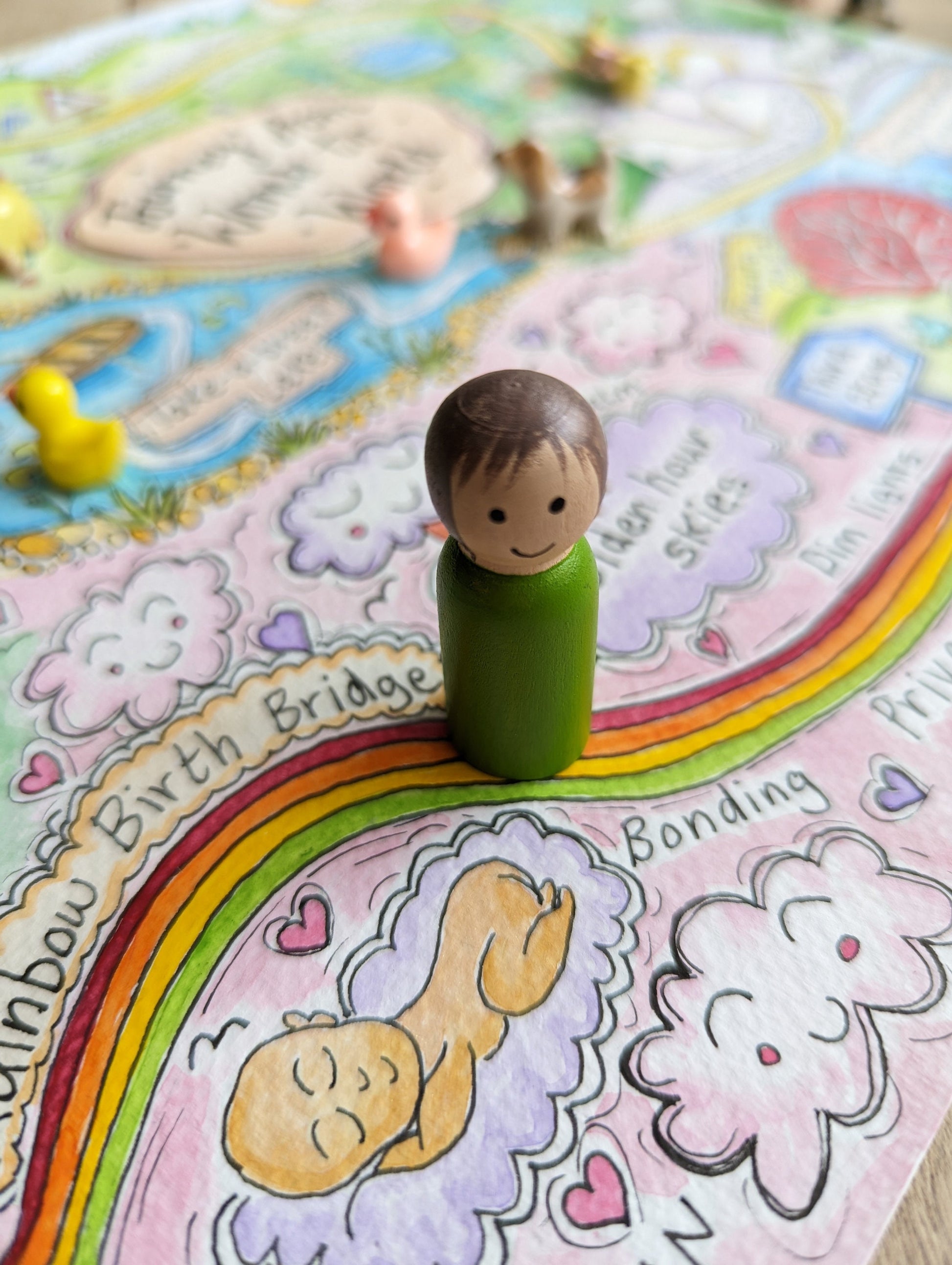 Stages of Birth Map: Antenatal Education and Doula Tools for Hypnobirthing, Path to Birth (PDF Download)