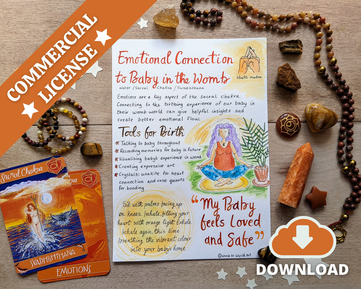 Sacral Chakras for Birth PDF Download: Holistic Doula Guide (PDF Download)
