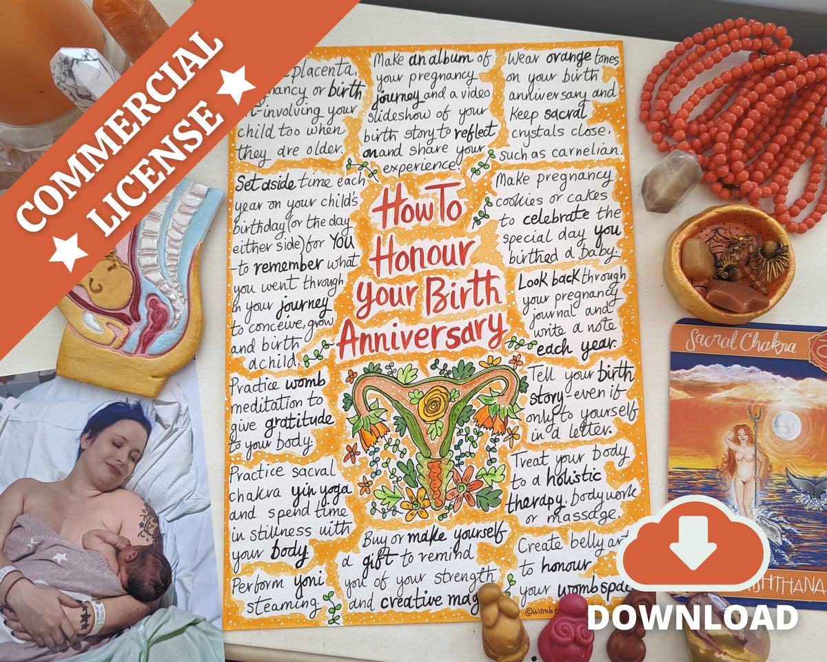 How to Honour Birth Anniversary: Postpartum Rituals for Doulas and Birthkeepers (PDF)