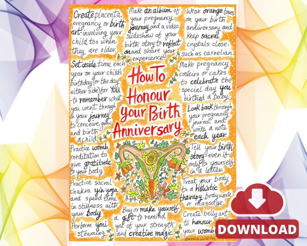 How to Honour Birth Anniversary: Postpartum Rituals for Doulas and Birthkeepers (PDF)