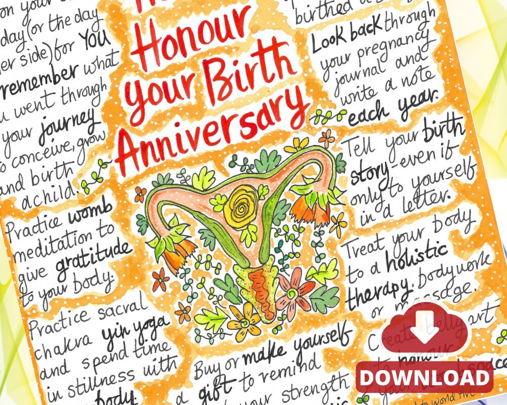 How to Honour Birth Anniversary: Postpartum Rituals for Doulas and Birthkeepers (PDF)