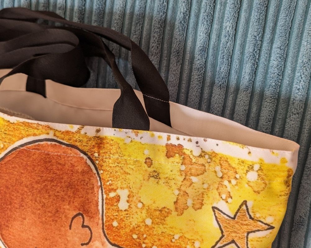 Baby in Womb Art Bag | Pregnancy Maternity Bag | Hospital Bag | Antenatal Education Gift | Midwife Gift