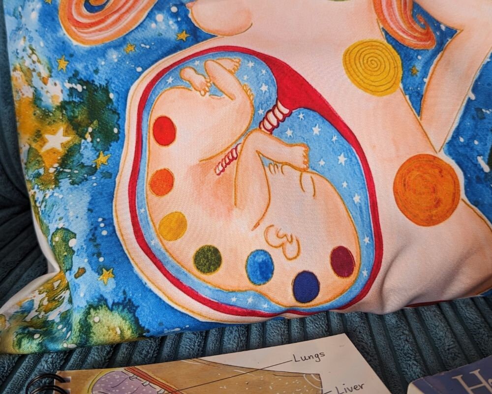 Chakras in Pregnancy Bag | Spiritual Maternity Bag | Birth Bag | Antenatal Education Gift | Midwife Gift