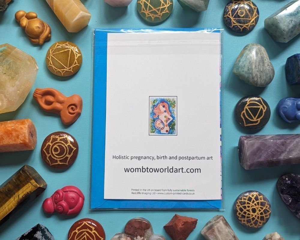 Pregnancy Chakras Pregnancy Card
