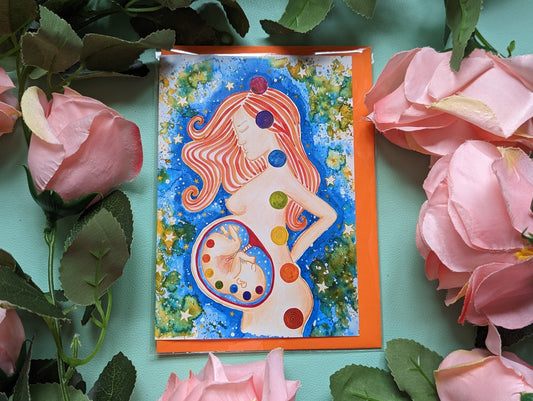 Pregnancy Chakras Pregnancy Card