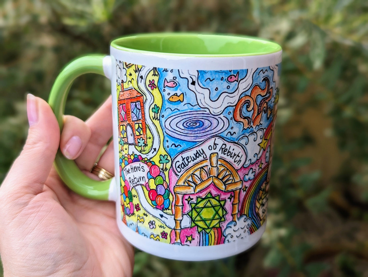 Hero's Birth Journey Midwife Mug | Antenatal Education | Doula Gift | Birthing From Within | Pregnancy Cup | Birthkeeper | Hypnobirthing