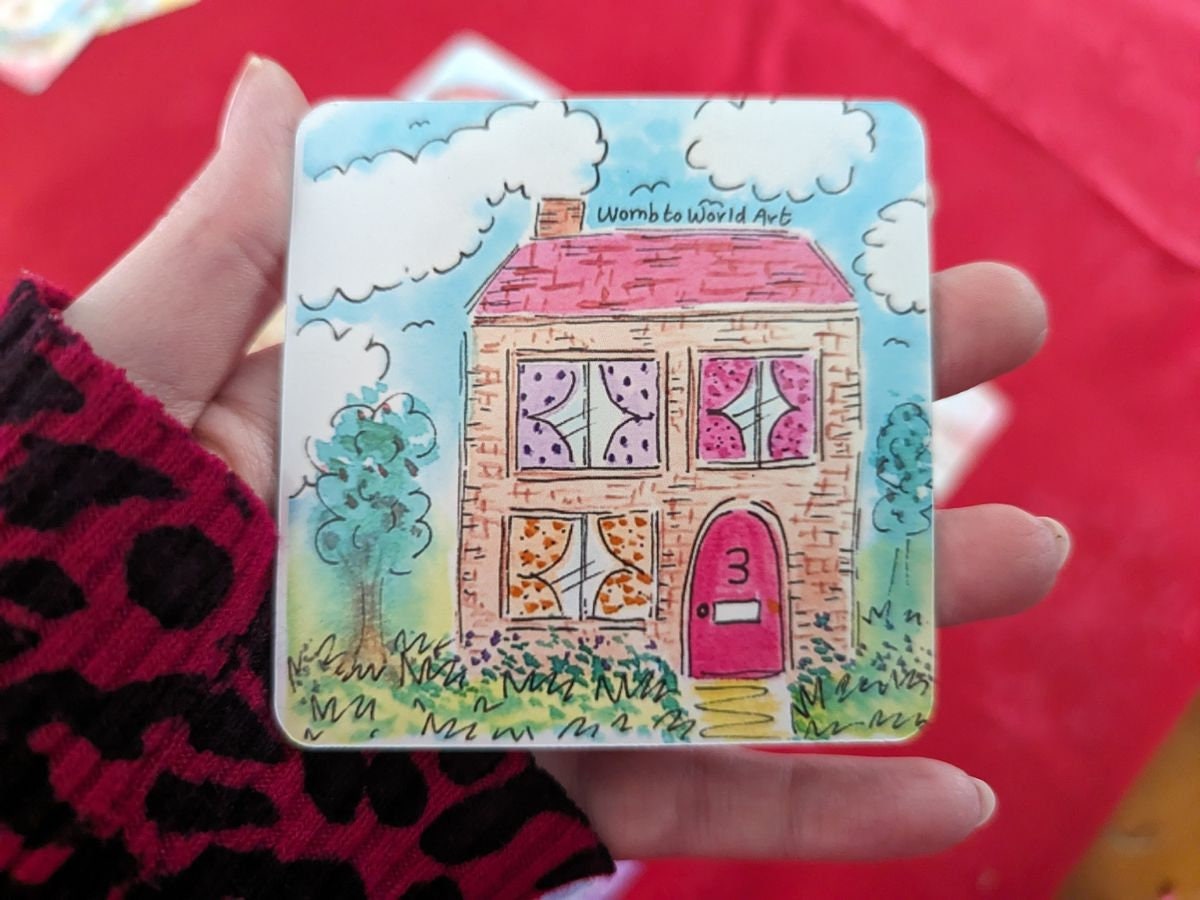 Birth Art Fridge Magnet