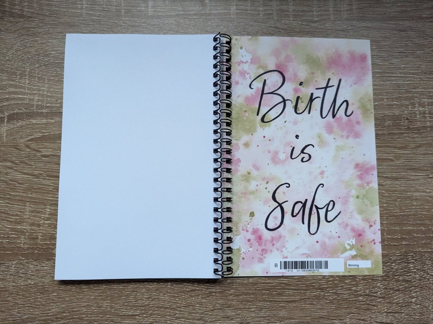 Birth Comfort Measures Doula Notebook | Midwife Notepad | Student Midwife Notebook | Pregnancy Gift | Birthkeeper | Hypnobirthing