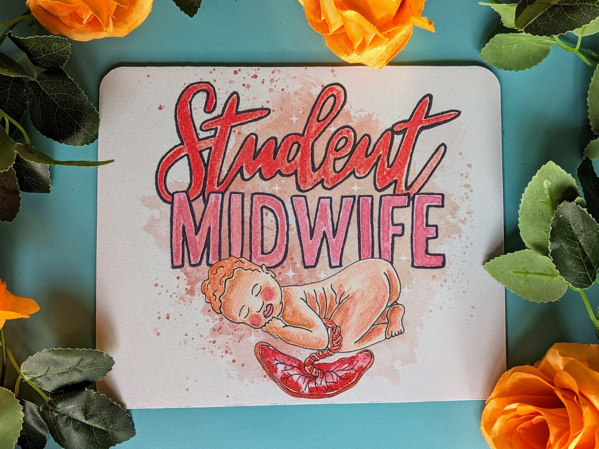 Student Midwife Mouse Mat Desk Pad | Midwife to Be | Midwifery Gift