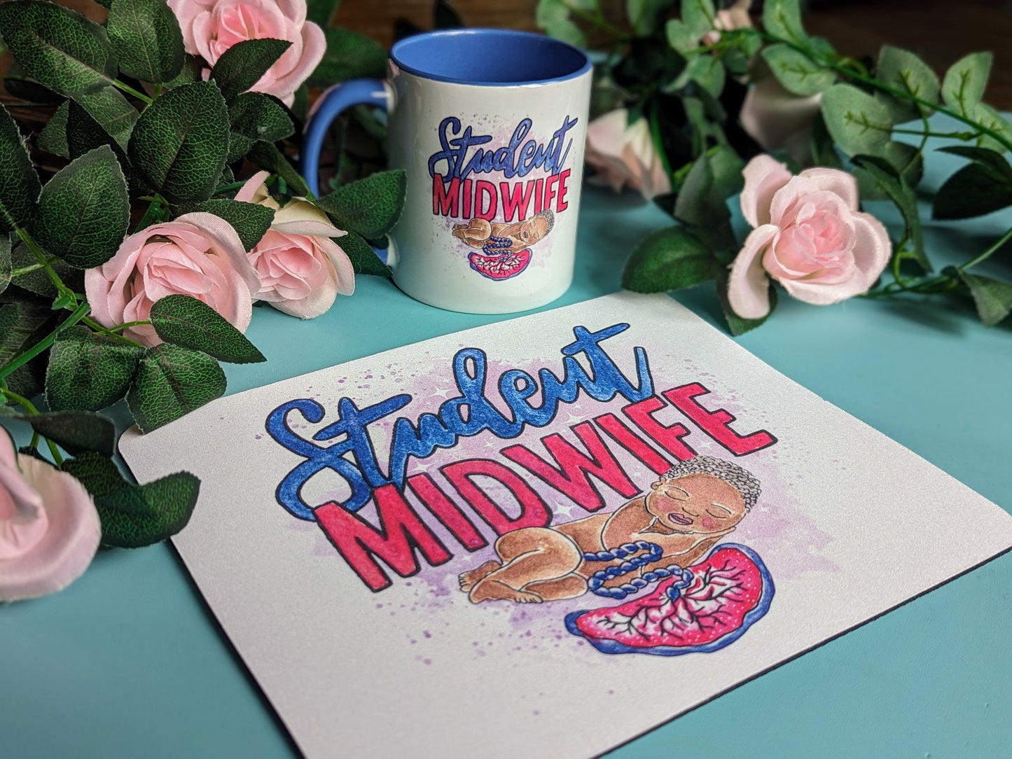 Student Midwife Mouse Mat Desk Pad