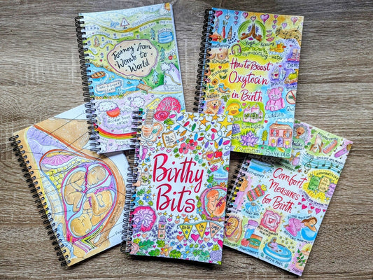 Birth Comfort Measures Doula Notebook | Midwife Notepad | Student Midwife Notebook | Pregnancy Gift | Birthkeeper | Hypnobirthing