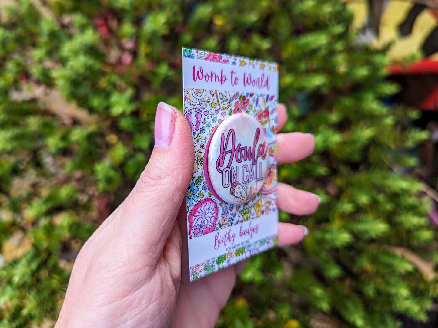 Doula On Call Badge - Birth Doula Gift