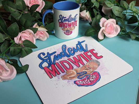 Student Midwife Mouse Mat Desk Pad