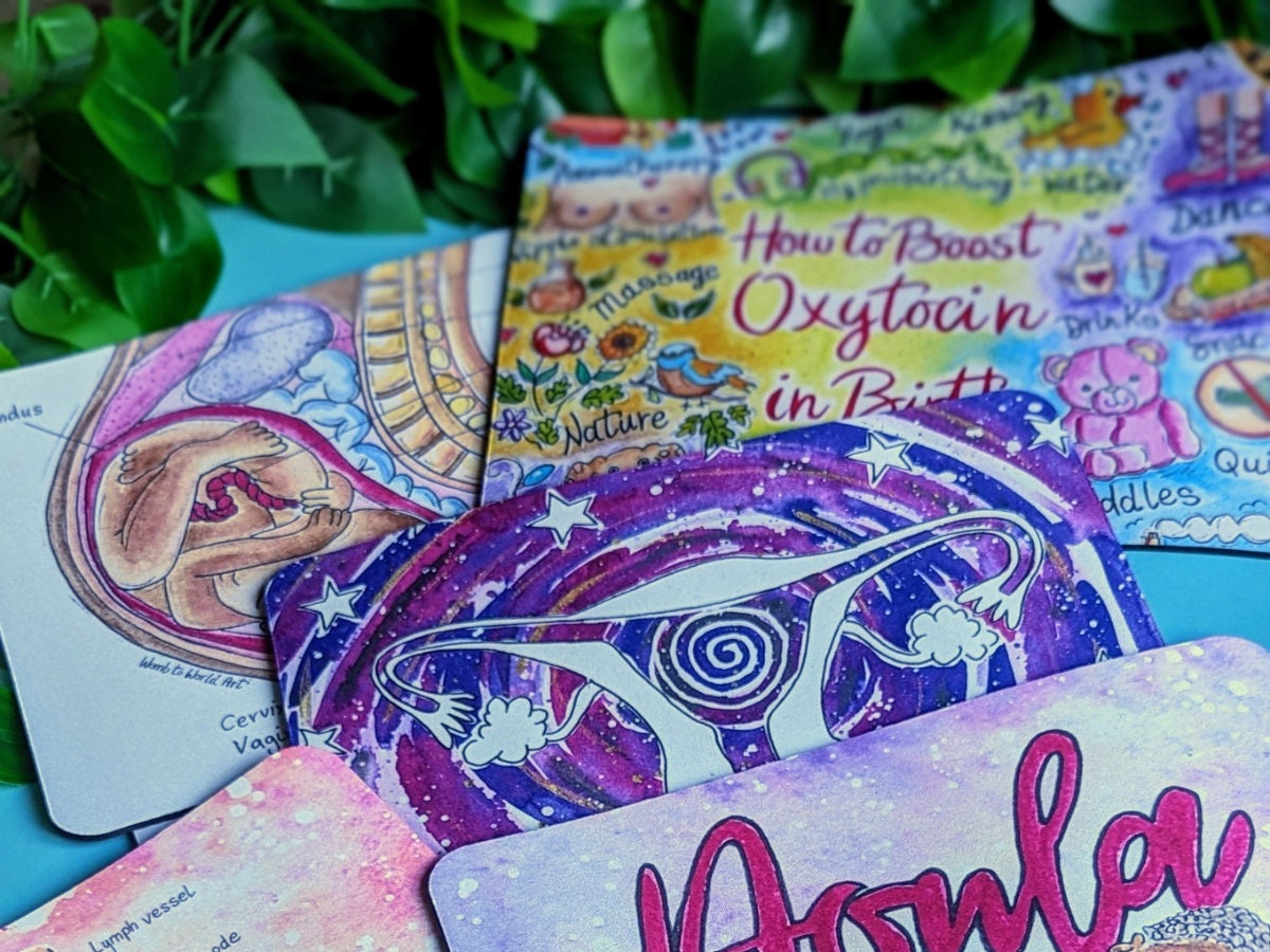 Cosmic Womb Mouse Mat | Yoni Artwork Desk Pad | Student Midwife | Womb Healer | Midwifery Gift | Doula Gifts | Uterus Birthkeeper Art