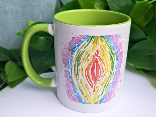 Yoni art mug