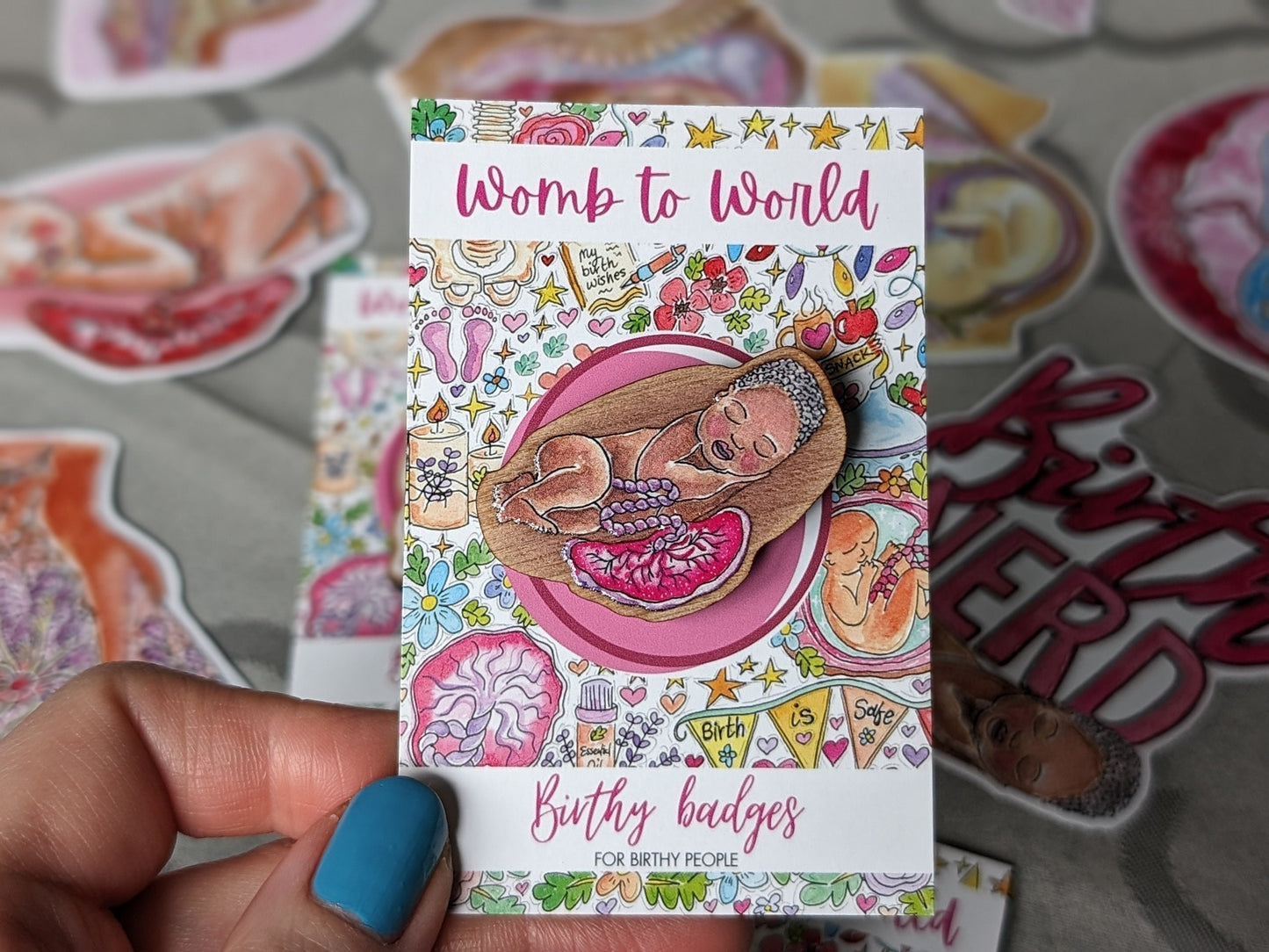 Newborn Baby Pin Badge