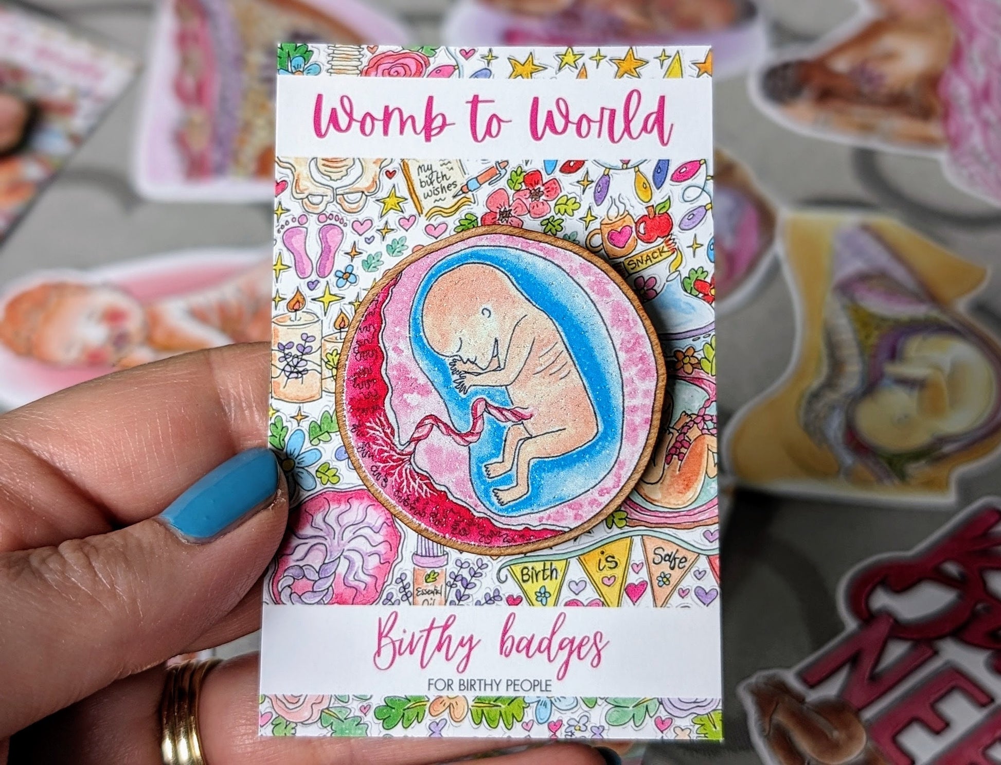 Baby in the Womb Badge