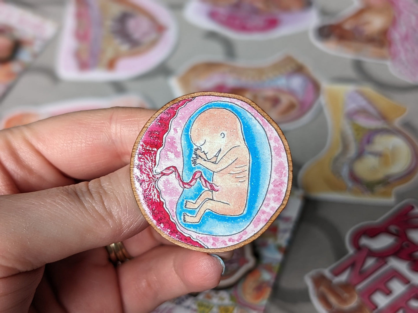 Baby in the Womb Badge