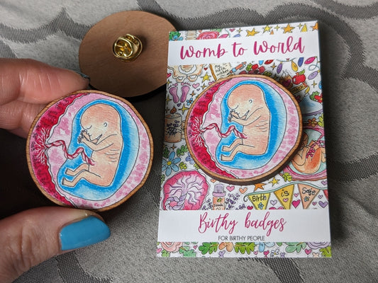 Baby in the Womb Badge