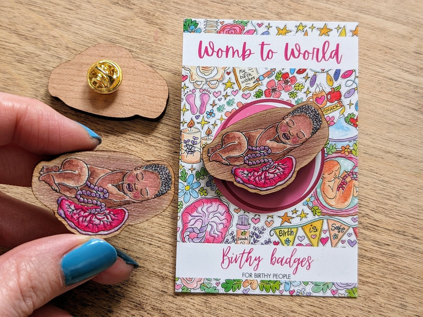 Newborn Baby Pin Badge