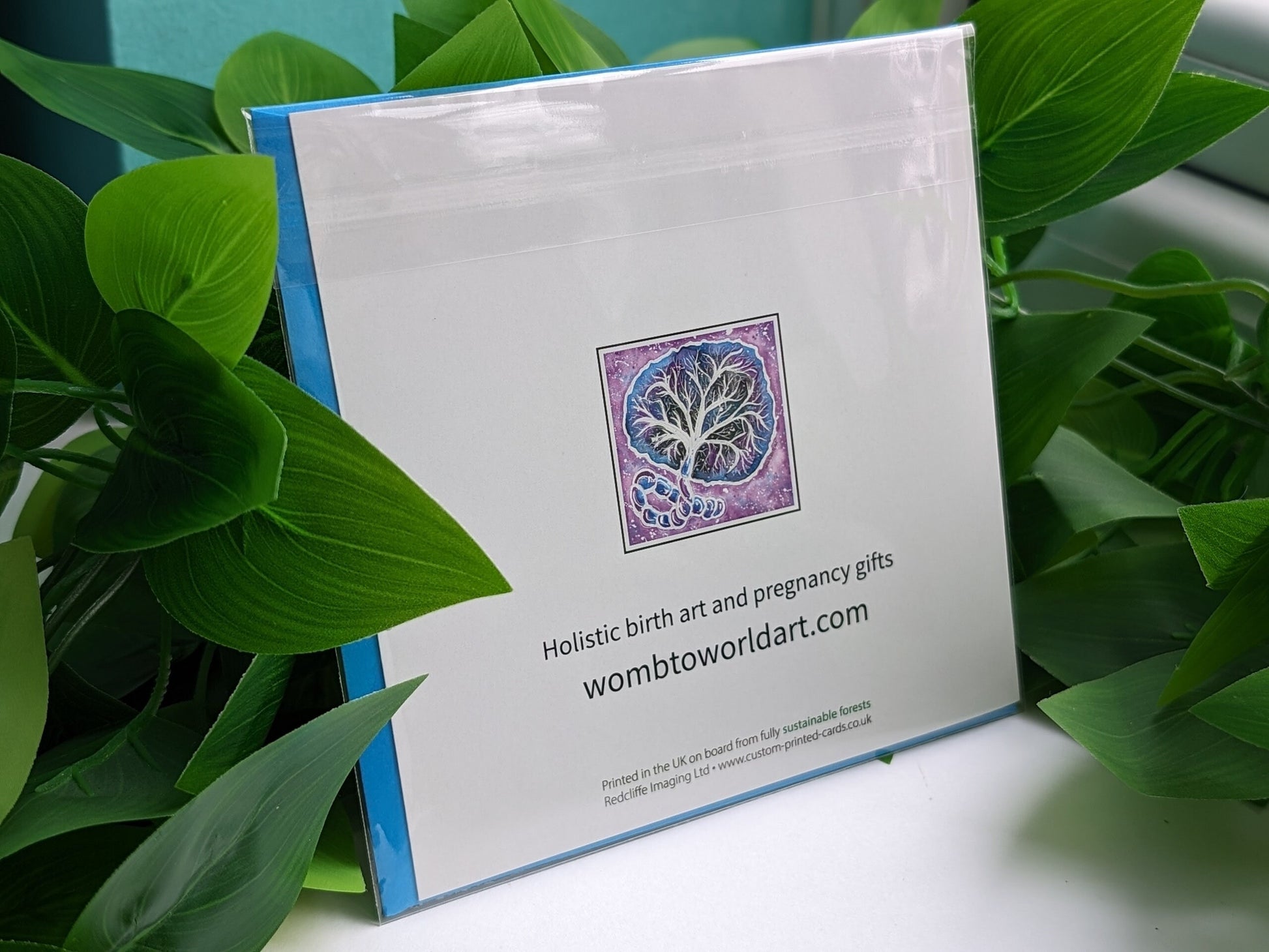 Cosmic Placenta Art Pregnancy Greetings Cards