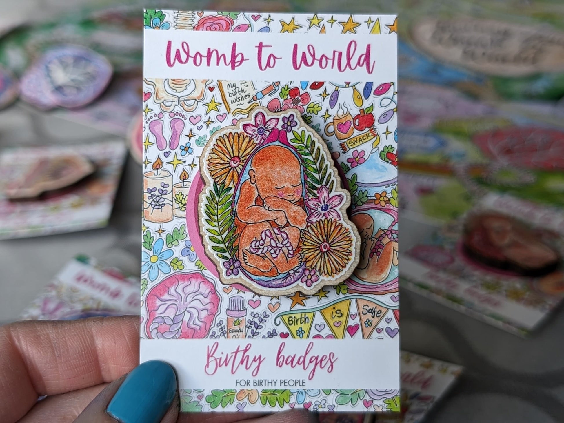 Baby in the Womb Badge