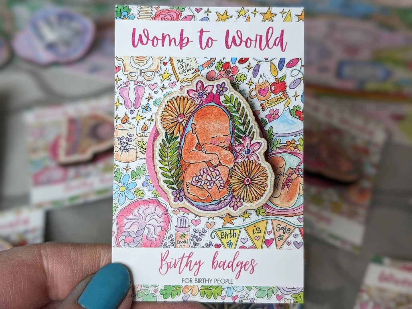 Baby in the Womb Badge