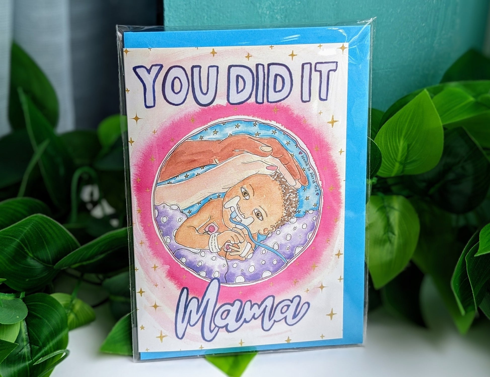NICU Baby Congratulations Card: Mother's Day, New Mom Gift, NICU mother card