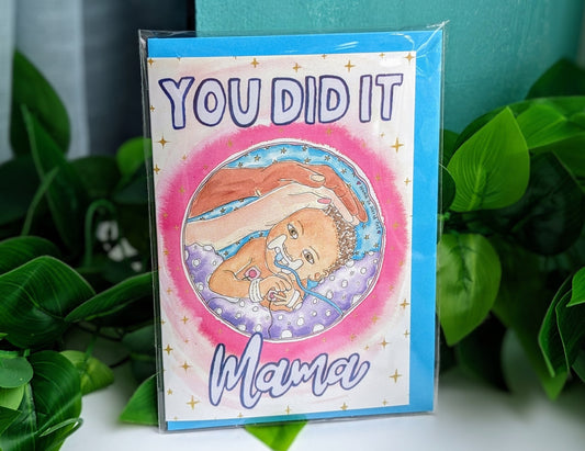 NICU Baby Congratulations Card: Mother's Day, New Mom Gift, NICU mother card