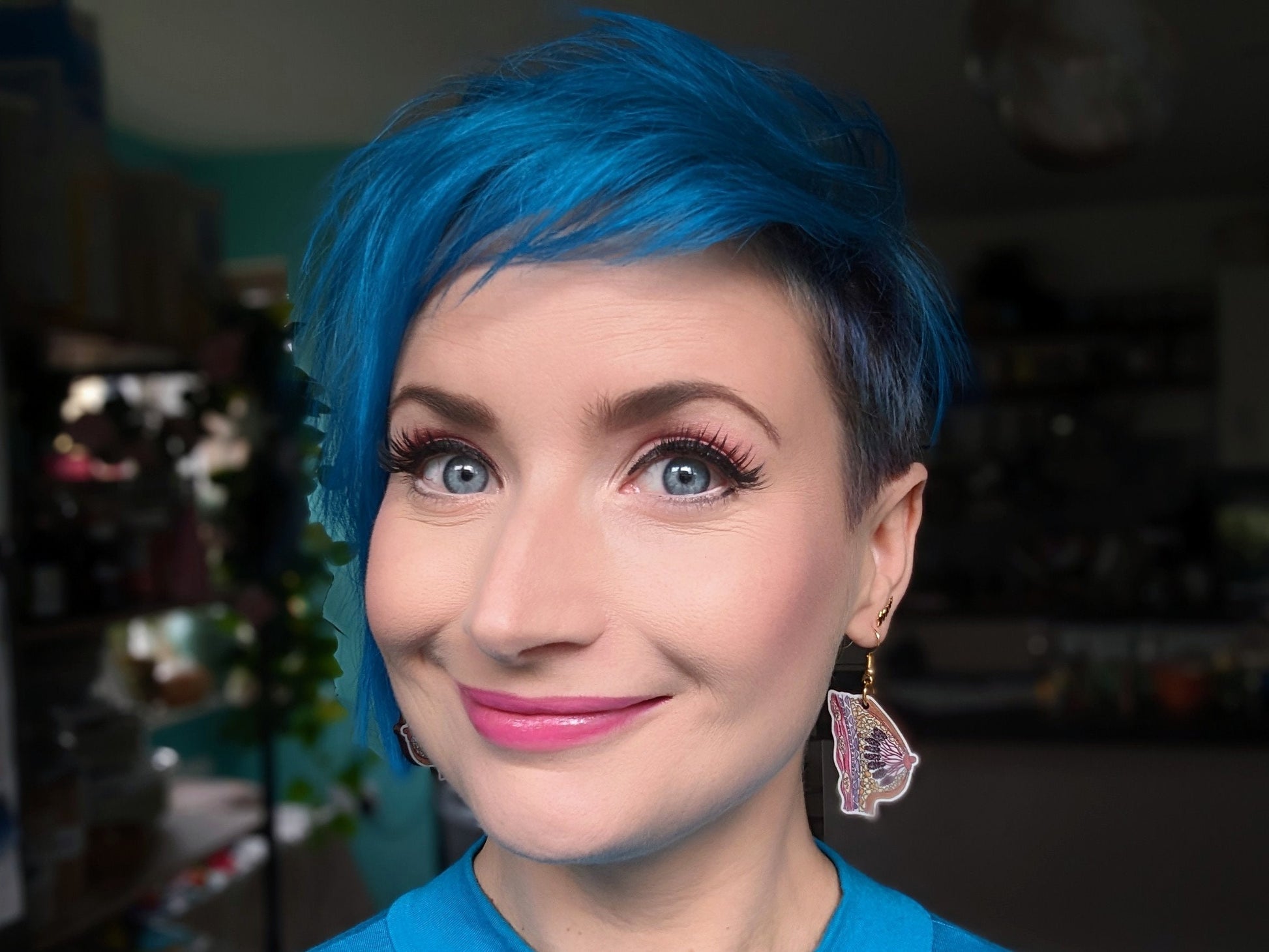 Wooden Breast Earrings