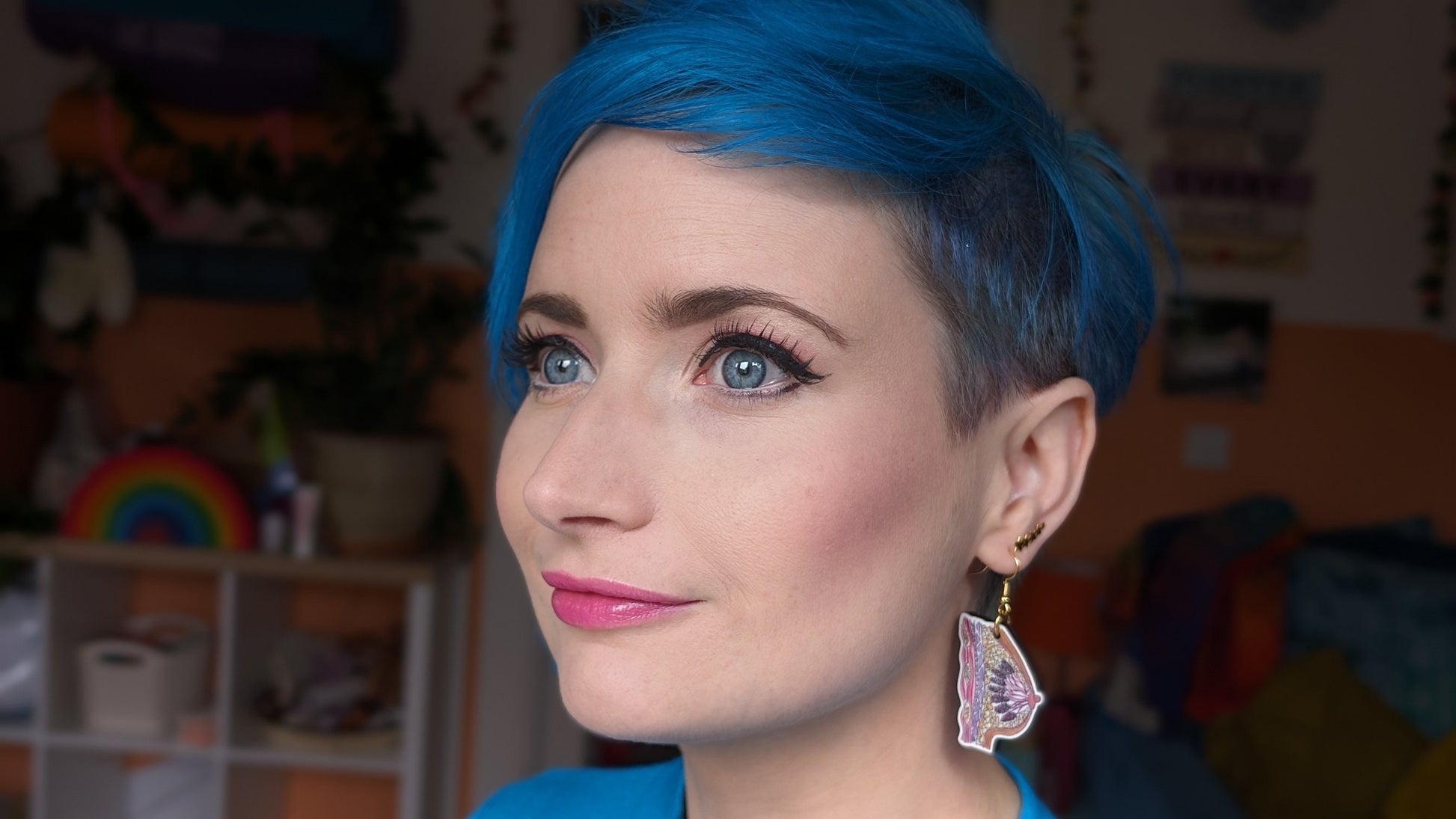Wooden Breast Earrings