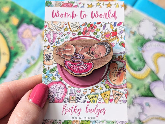 Newborn Baby Pin Badge